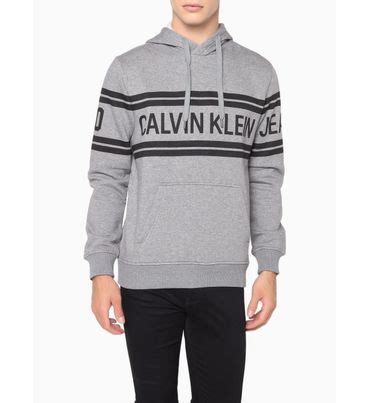 sudadera con cierre y gorro calvin klein hombre mezclilla|calvin klein ropa 142 hombre.